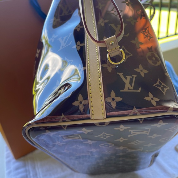 NEW LOUIS VUITTON  PVC Monogram HAWAII Neverfull GM M14490